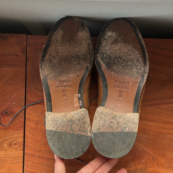 Massimo Matteo 6-Eye Wing Tip Men's Oxford Dress Shoe - Picture 8 of 8